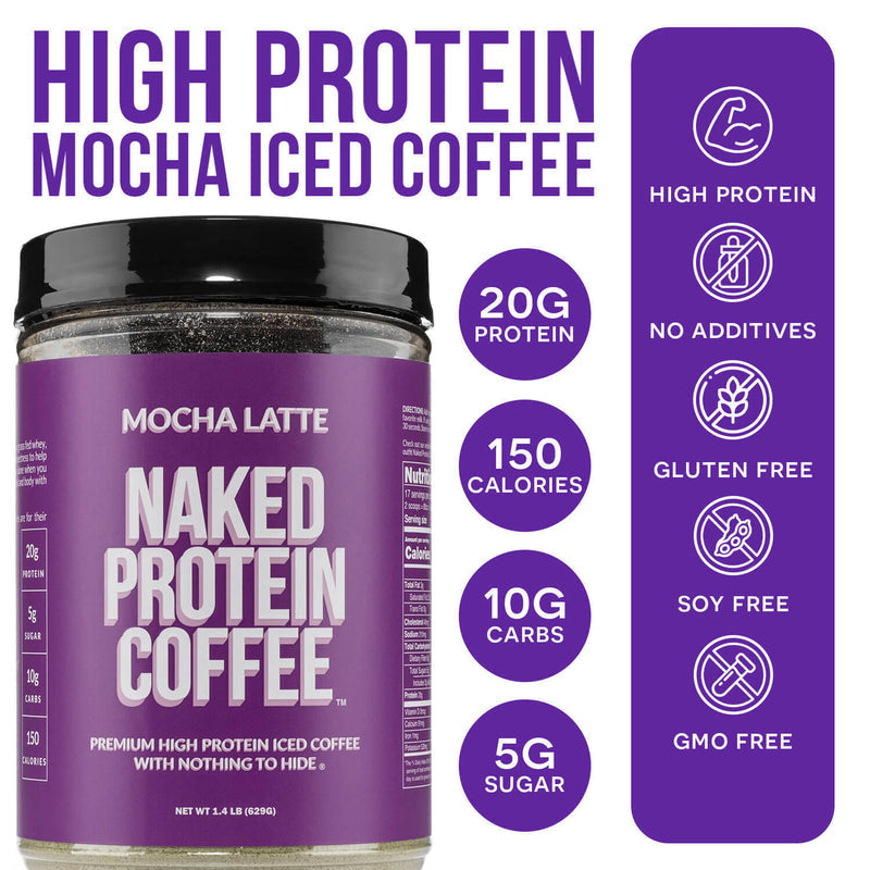 Mocha Latte Protein Iced Coffee - Mocha Latte