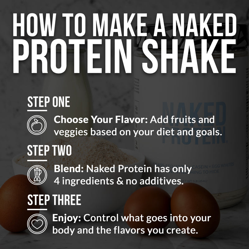 Protein Powder Blend - 3LB Egg Whey & Casein Protein Blend - 3LB