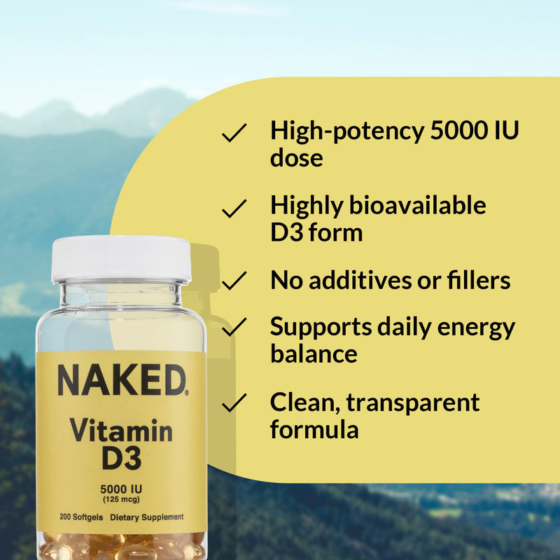 Daily Vitamin D3 Supplement - Vitamin D3