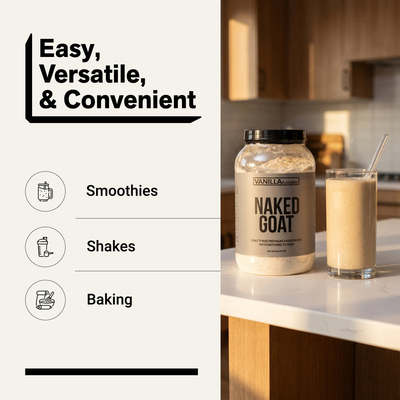 Vanilla Goat Whey Protein Powder - Vanilla