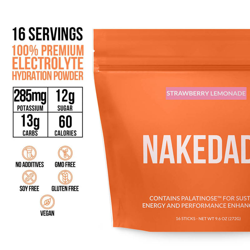 Electrolytes Powder Packets - Strawberry Lemonade - Strawberry Lemonade