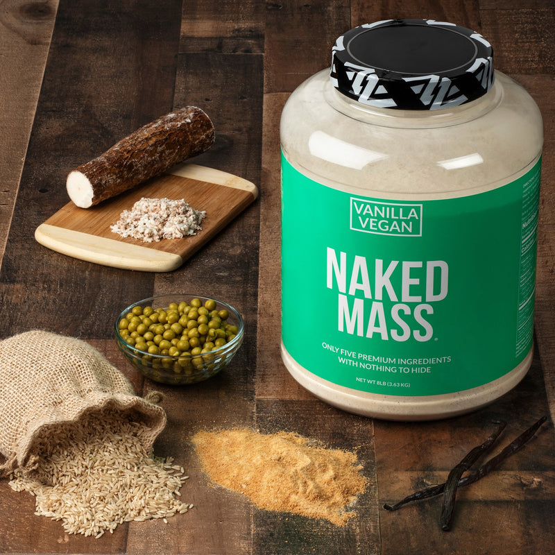 Vanilla Vegan Mass Gainer Supplement - Vanilla (Vegan) 12LB