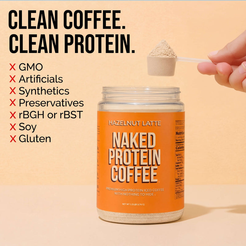 Hazelnut Latte Protein Iced Coffee - Hazelnut Latte