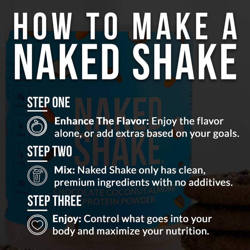 Chocolate Coconut Almond Protein Shake - Chocolate Coconut Almond
