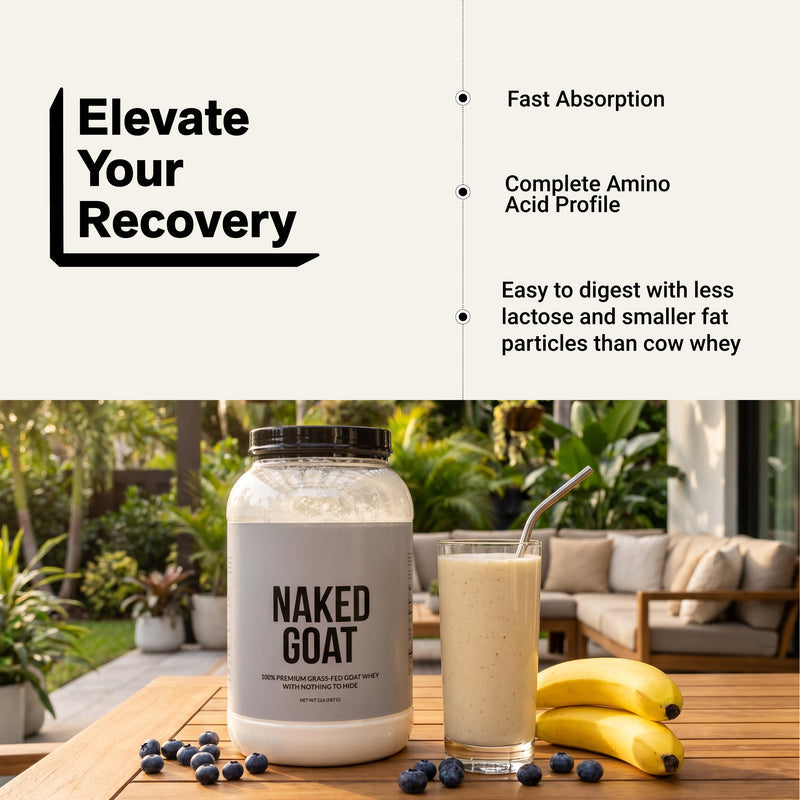 Goat Whey Protein Powder - Unflavored