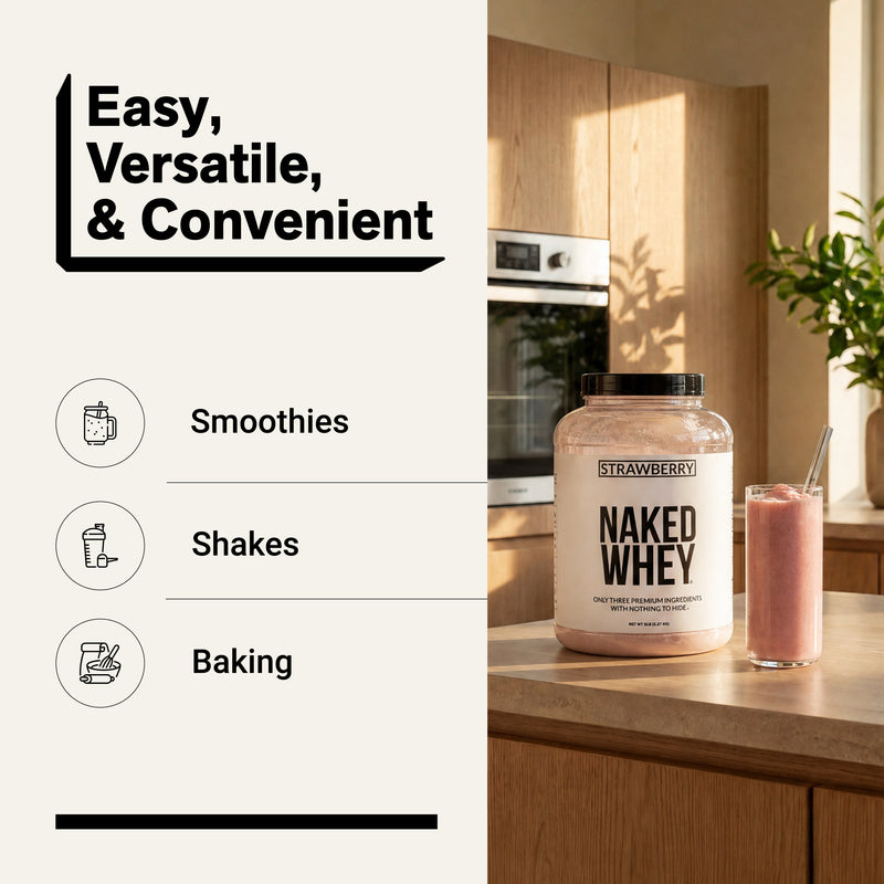 Strawberry Whey Protein Powder - Strawberry