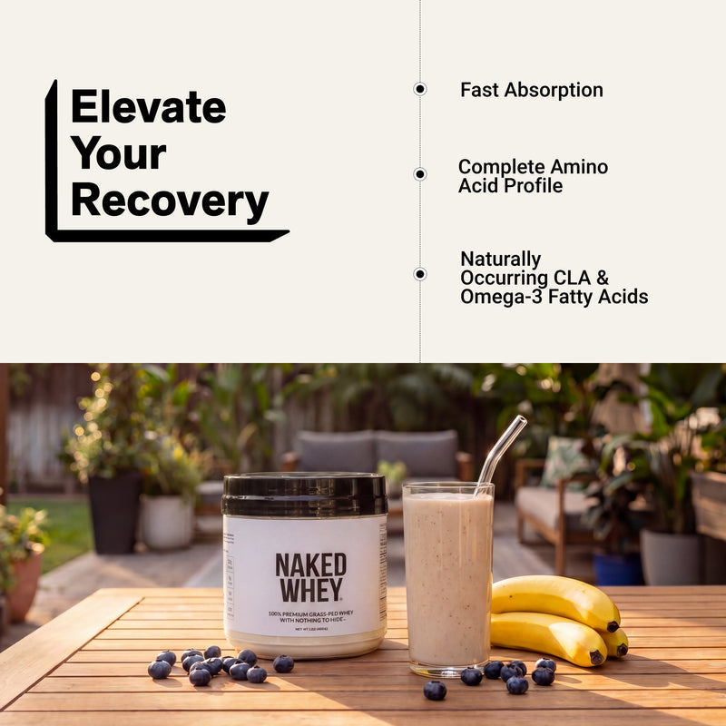 Grass Fed Whey Protein Powder - Unflavored