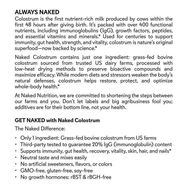 Grass-Fed Colostrum Powder - Colostrum Powder