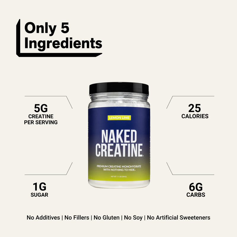 Lemon Lime Creatine Monohydrate Powder - Lemon Lime