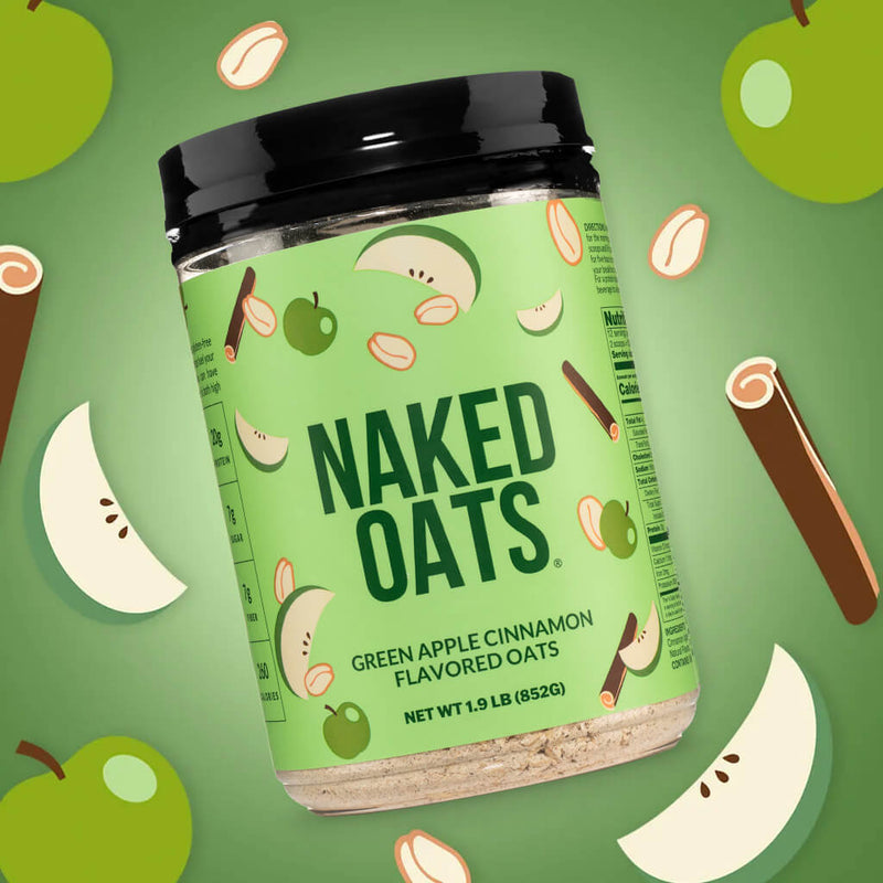Green Apple Cinnamon Protein Oats - Green Apple Cinnamon