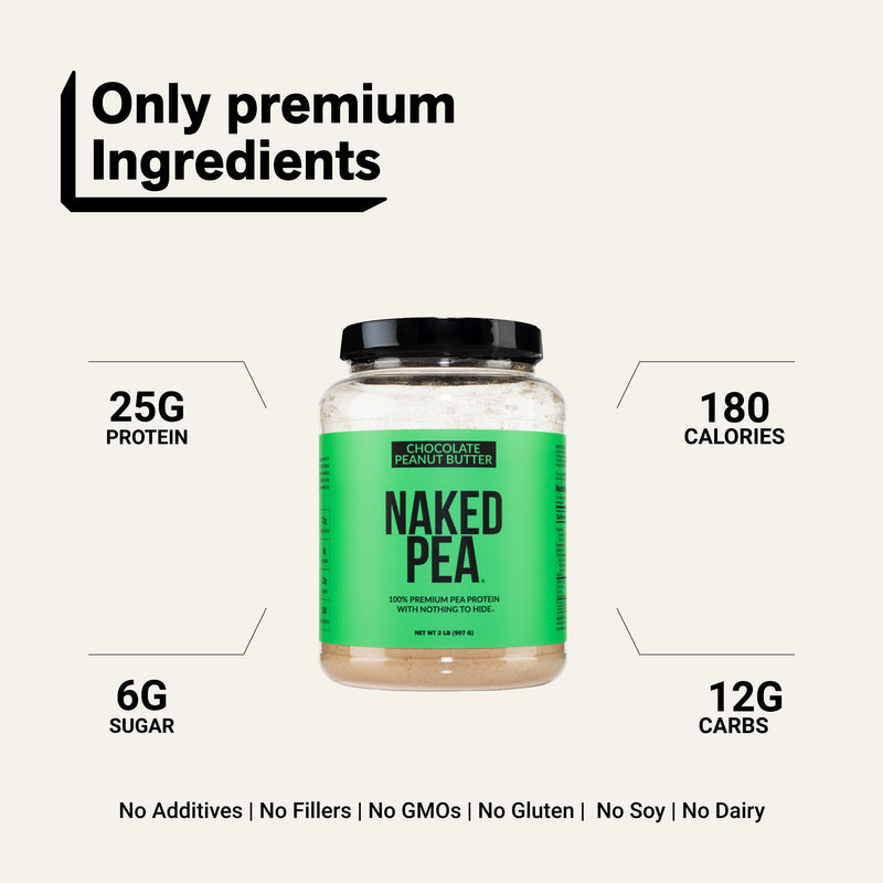 Chocolate Peanut Butter Pea Protein Powder - Chocolate PB