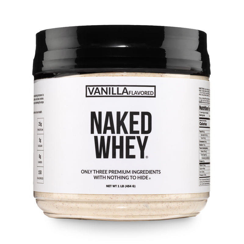 Vanilla Whey Protein Powder 1lb - Vanilla