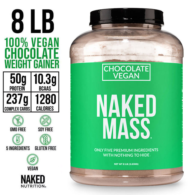 Chocolate Vegan Mass Gainer Supplement - Chocolate (Vegan)