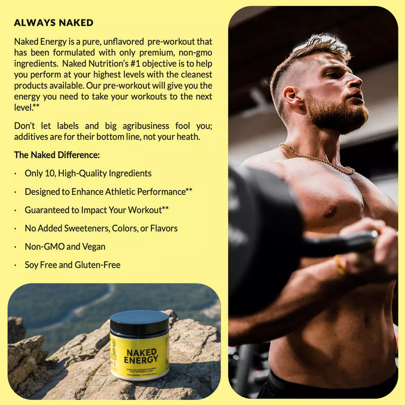 Pre Workout Supplement - Unflavored