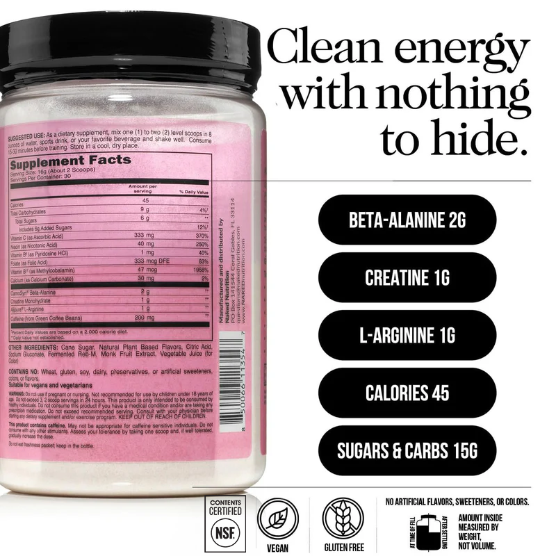 Strawberry Lemonade Pre Workout Supplement - Strawberry Lemonade
