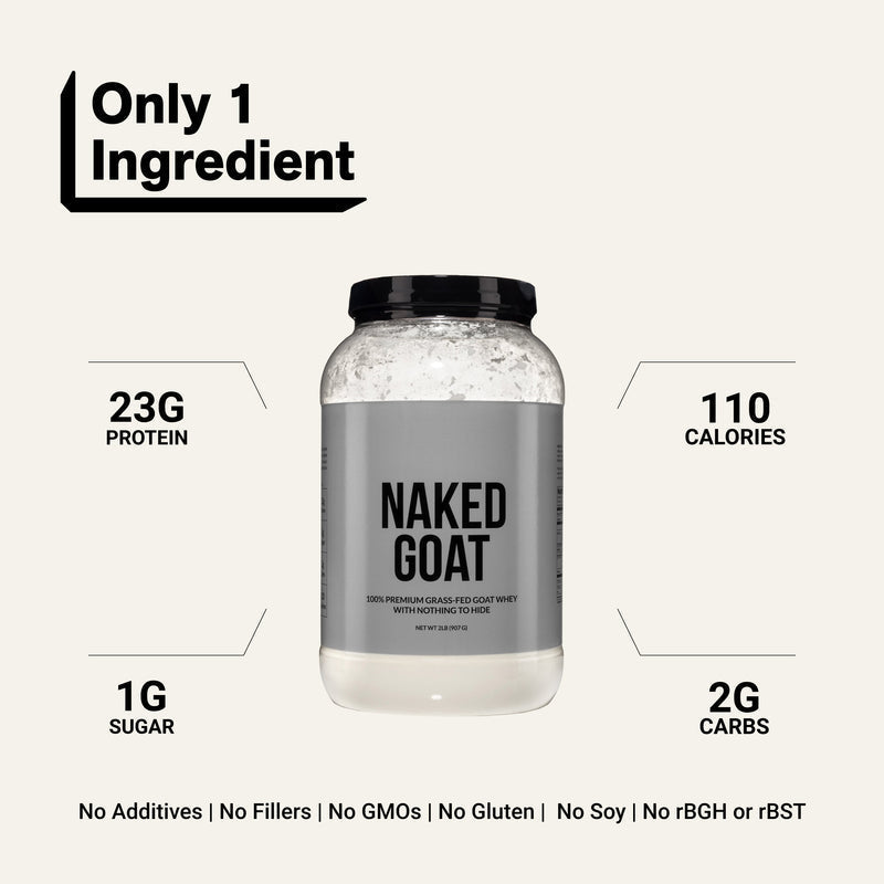 Goat Whey Protein Powder - Unflavored