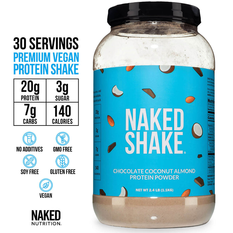 Chocolate Coconut Almond Protein Shake - Chocolate Coconut Almond