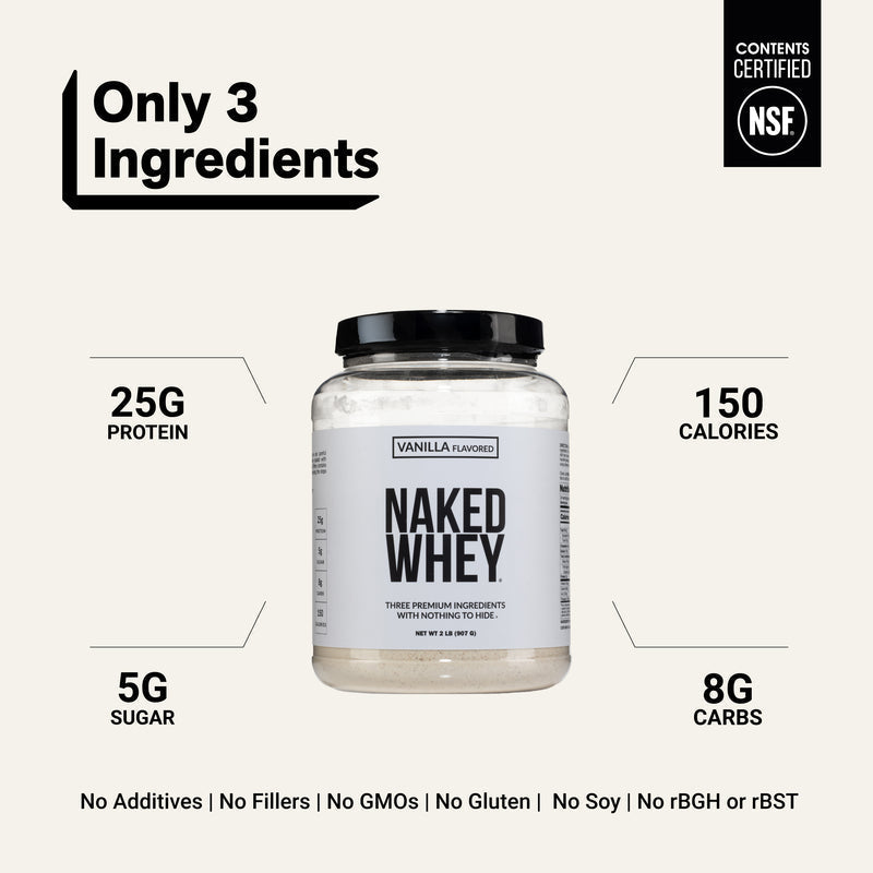 Vanilla Whey Protein Powder - Vanilla