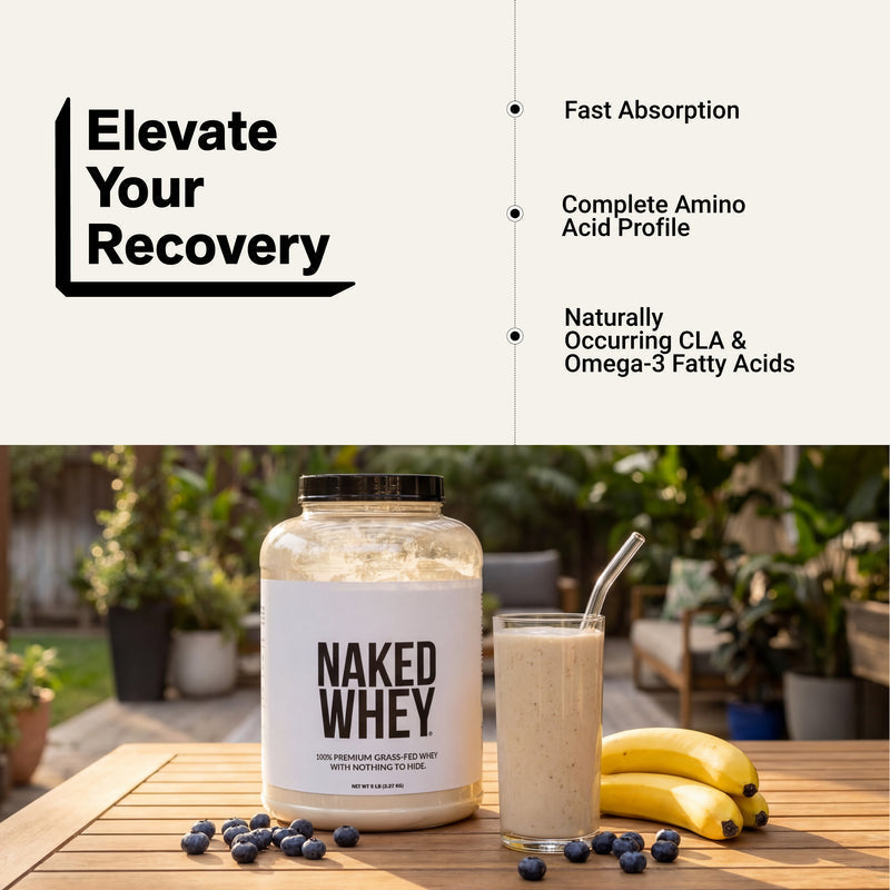 Grass Fed Whey Protein Powder - Unflavored