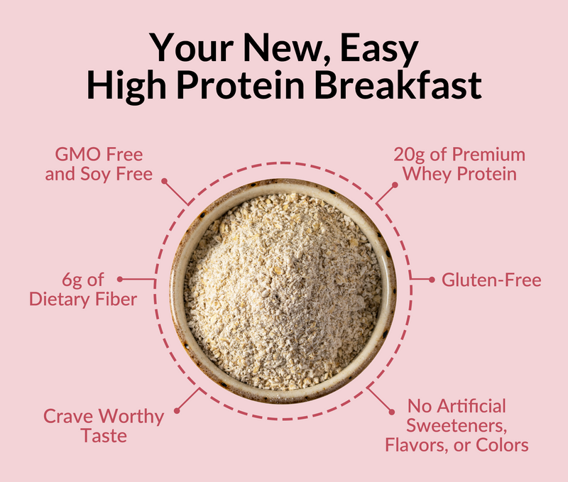 Strawberry Cream Protein Oats - Strawberry Cream