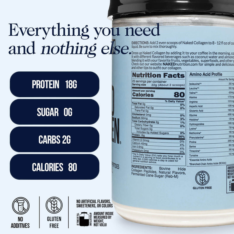 Vanilla Collagen Peptides Powder - Vanilla Collagen Peptides