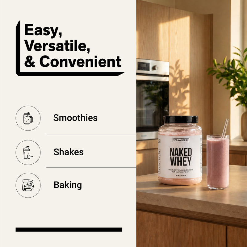 Strawberry Whey Protein Powder - Strawberry