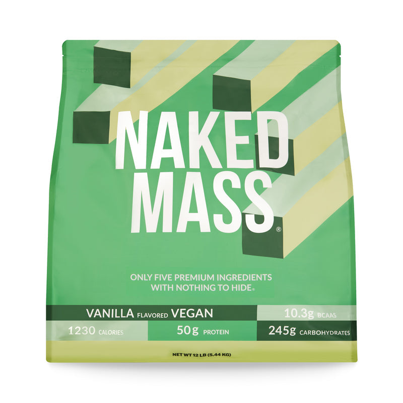 Vanilla Vegan Mass Gainer Supplement - Vanilla (Vegan) 12LB