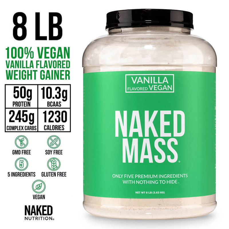 Vanilla Vegan Mass Gainer Supplement - Vanilla (Vegan)