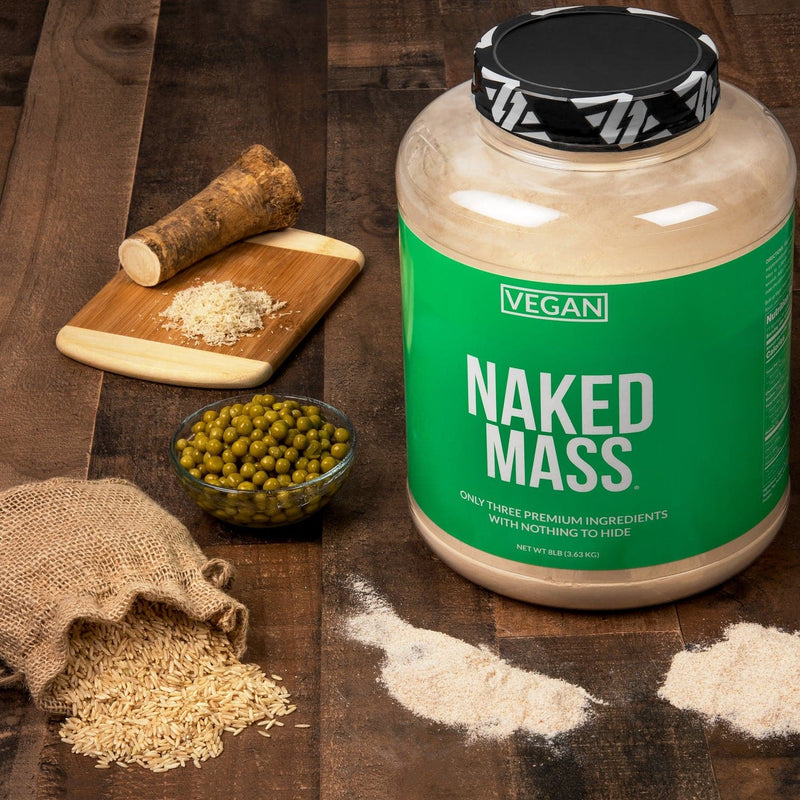 Vegan Mass Gainer Supplement - Unflavored (Vegan) 12LB