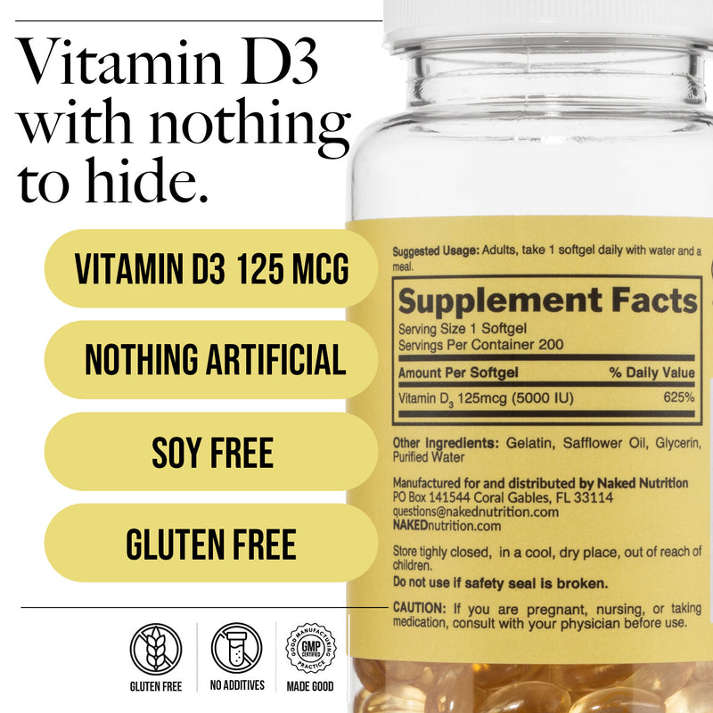 Daily Vitamin D3 Supplement - Vitamin D3