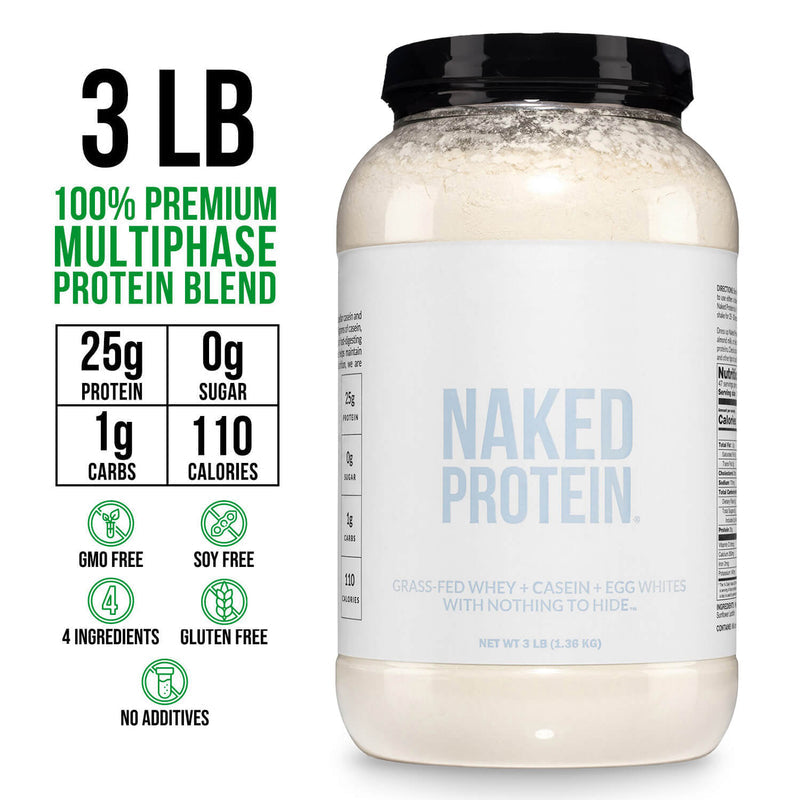 Protein Powder Blend - 3LB Egg Whey & Casein Protein Blend - 3LB