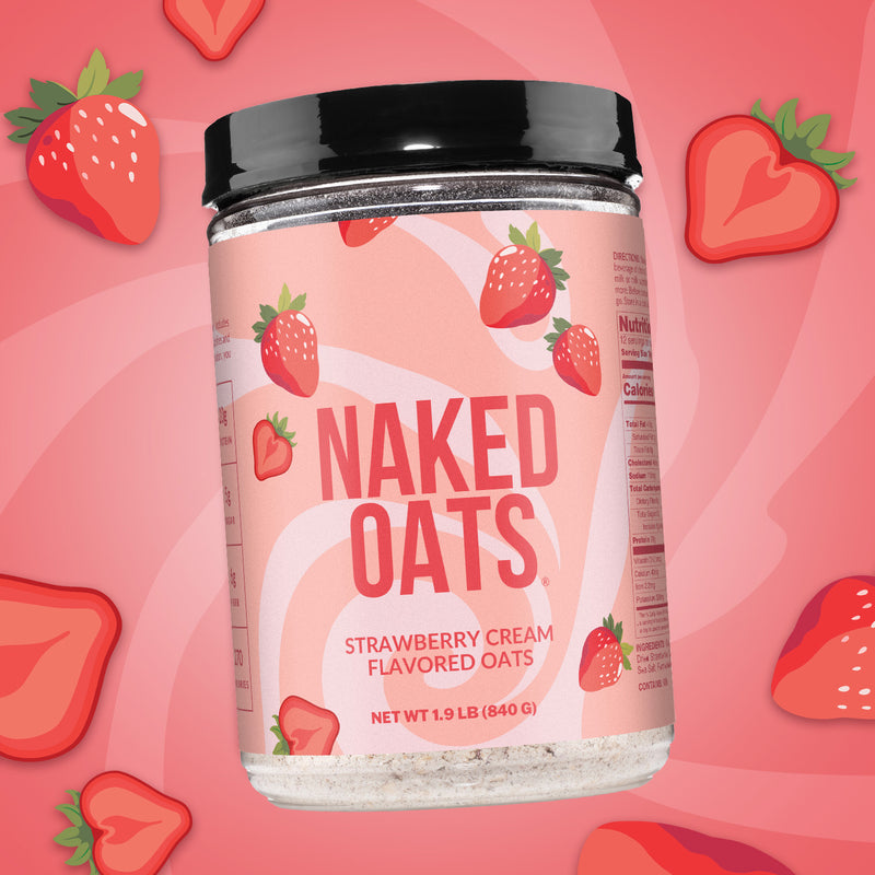 Strawberry Cream Protein Oats - Strawberry Cream