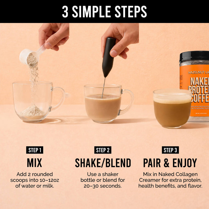 Hazelnut Latte Protein Iced Coffee - Hazelnut Latte