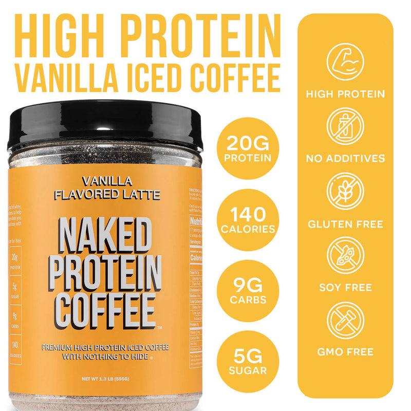 Vanilla Latte Protein Iced Coffee - Vanilla Latte