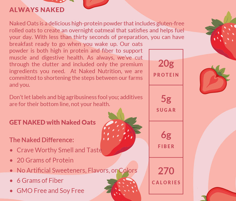 Strawberry Cream Protein Oats - Strawberry Cream