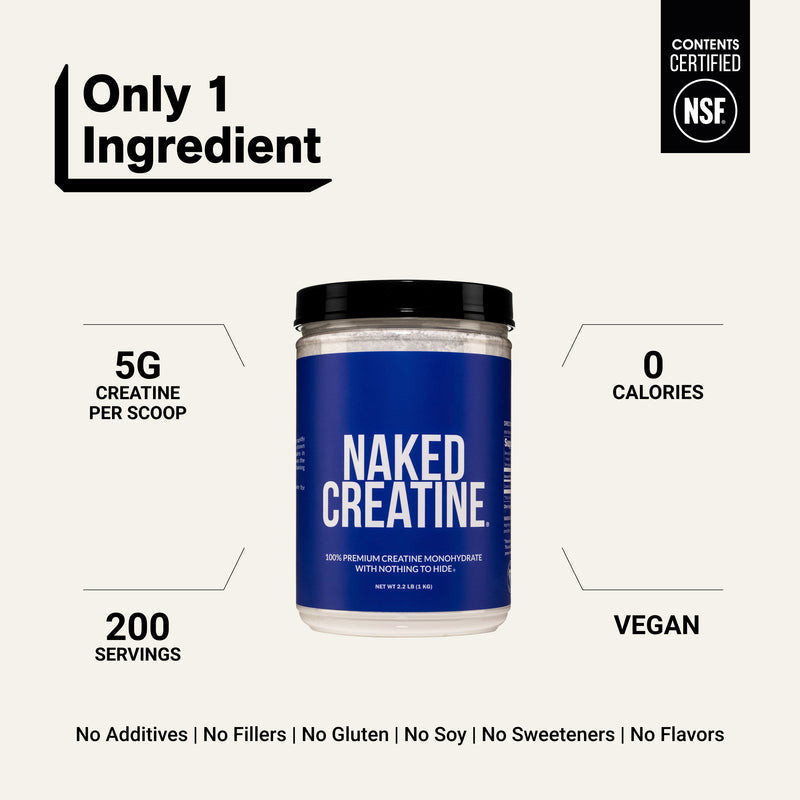 Creatine Monohydrate Powder - Unflavored