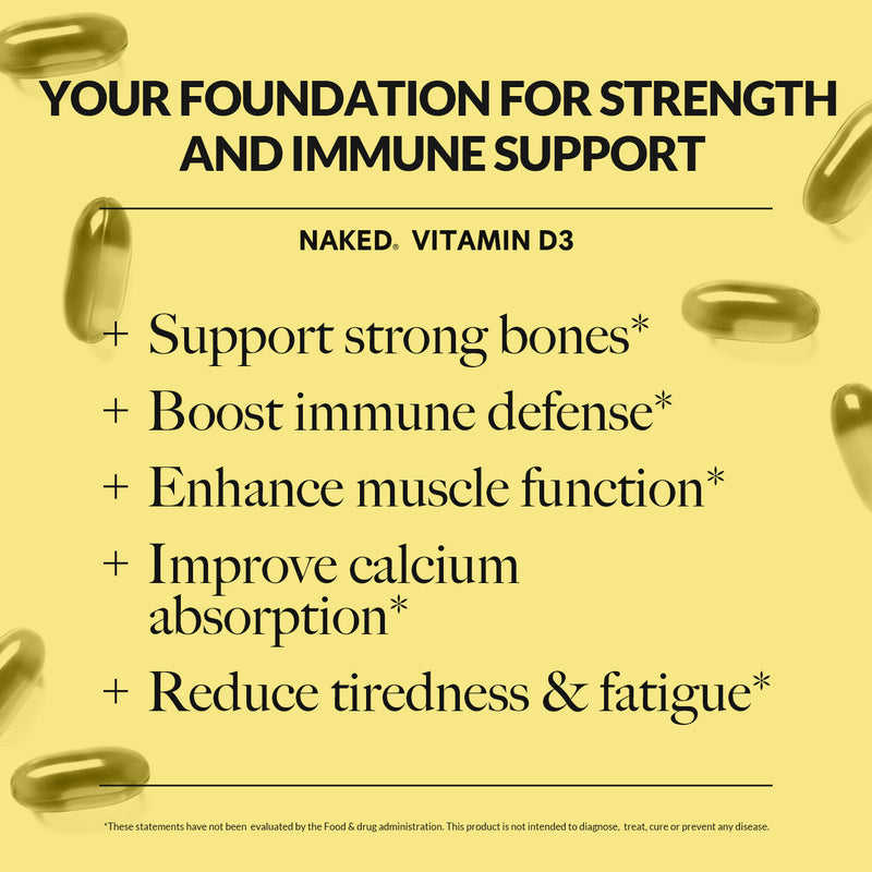 Daily Vitamin D3 Supplement - Vitamin D3
