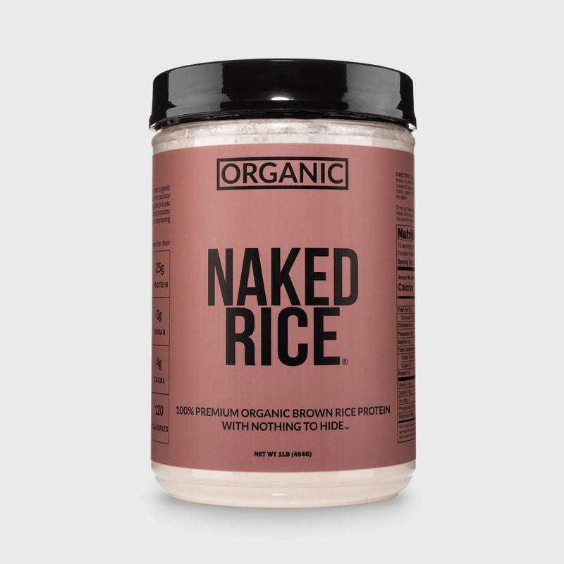 Organic Brown Rice Protein Powder 1lb - Unflavored 1LB