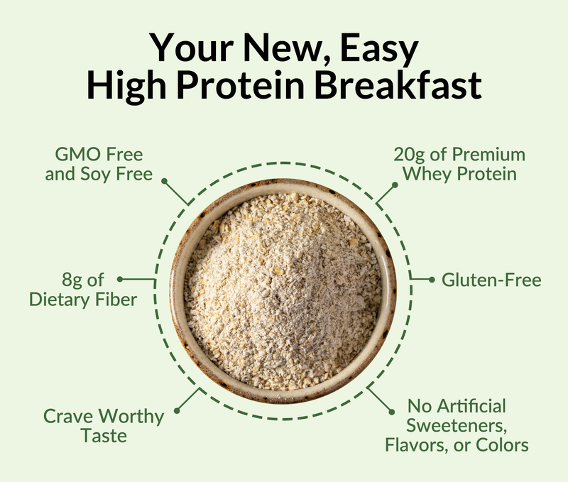 Green Apple Cinnamon Protein Oats - Green Apple Cinnamon