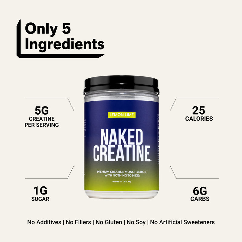 Lemon Lime Creatine Monohydrate Powder - Lemon Lime