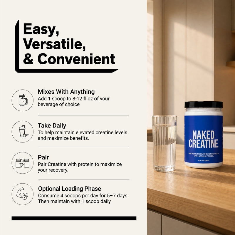 Creatine Monohydrate Powder - Unflavored