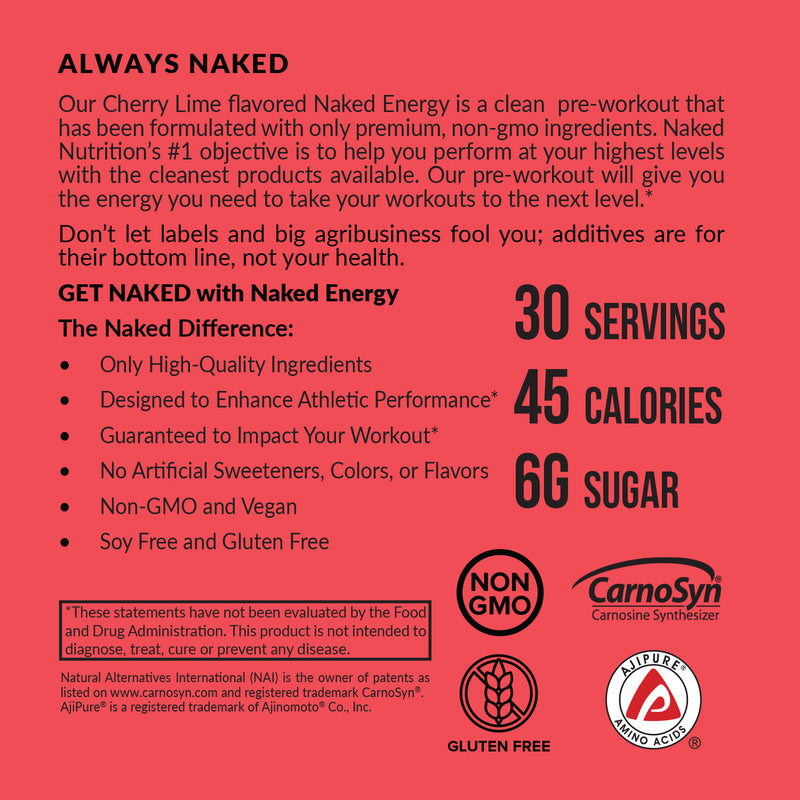 Cherry Lime Pre Workout Supplement - Cherry Lime