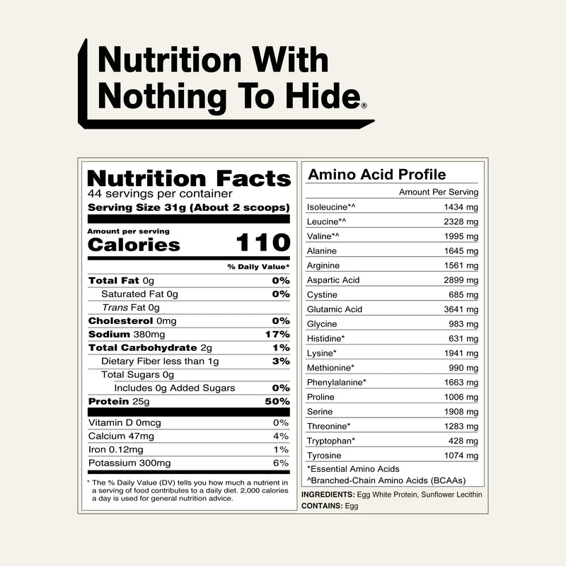 Egg White Protein Powder